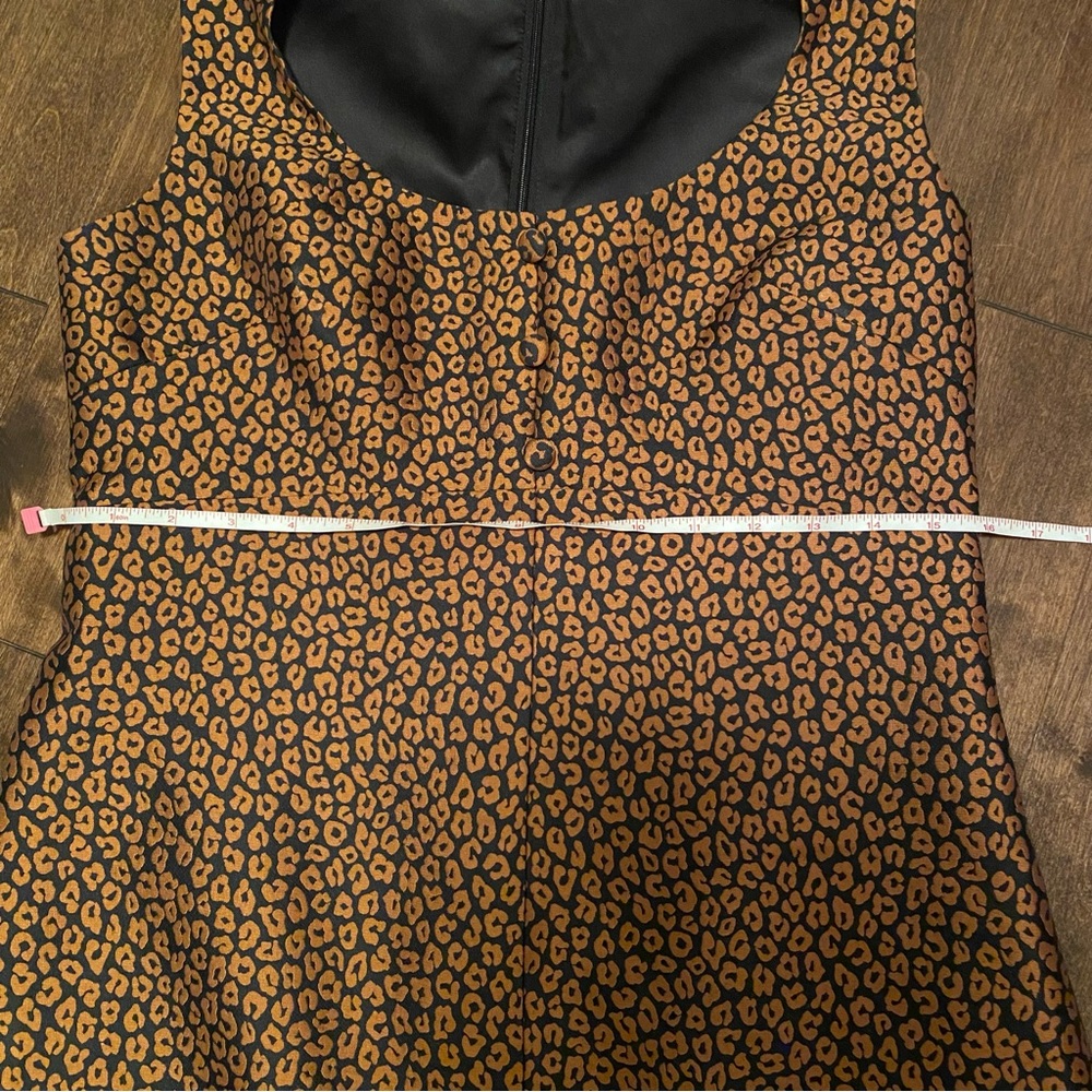 Kate spade ♠️ flora leopard jacquard fabric dress - Picture 6 of 7